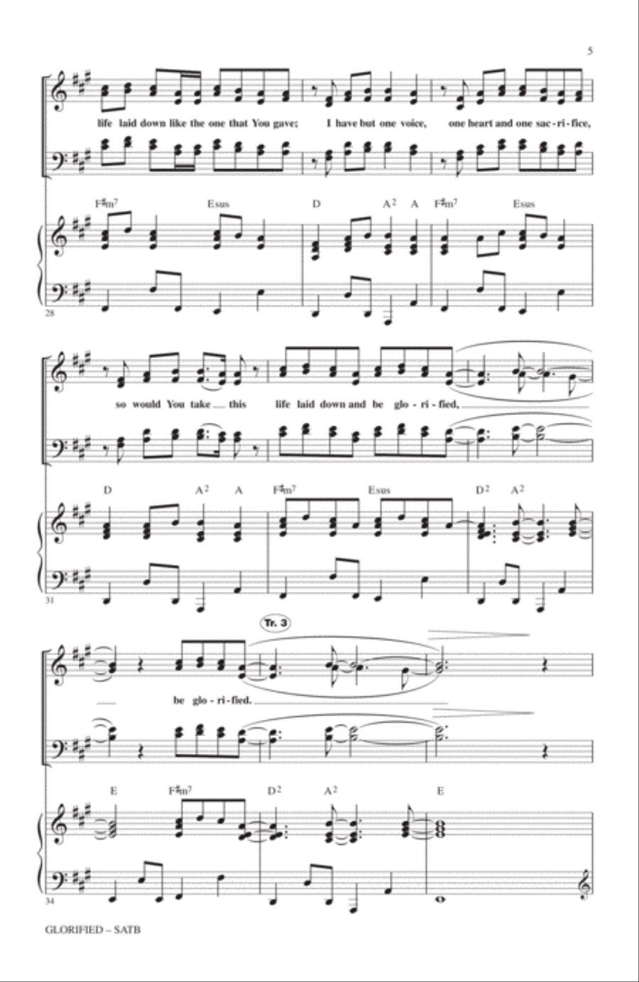 Glorified Glorified 4-Part scores gallery preview page 4