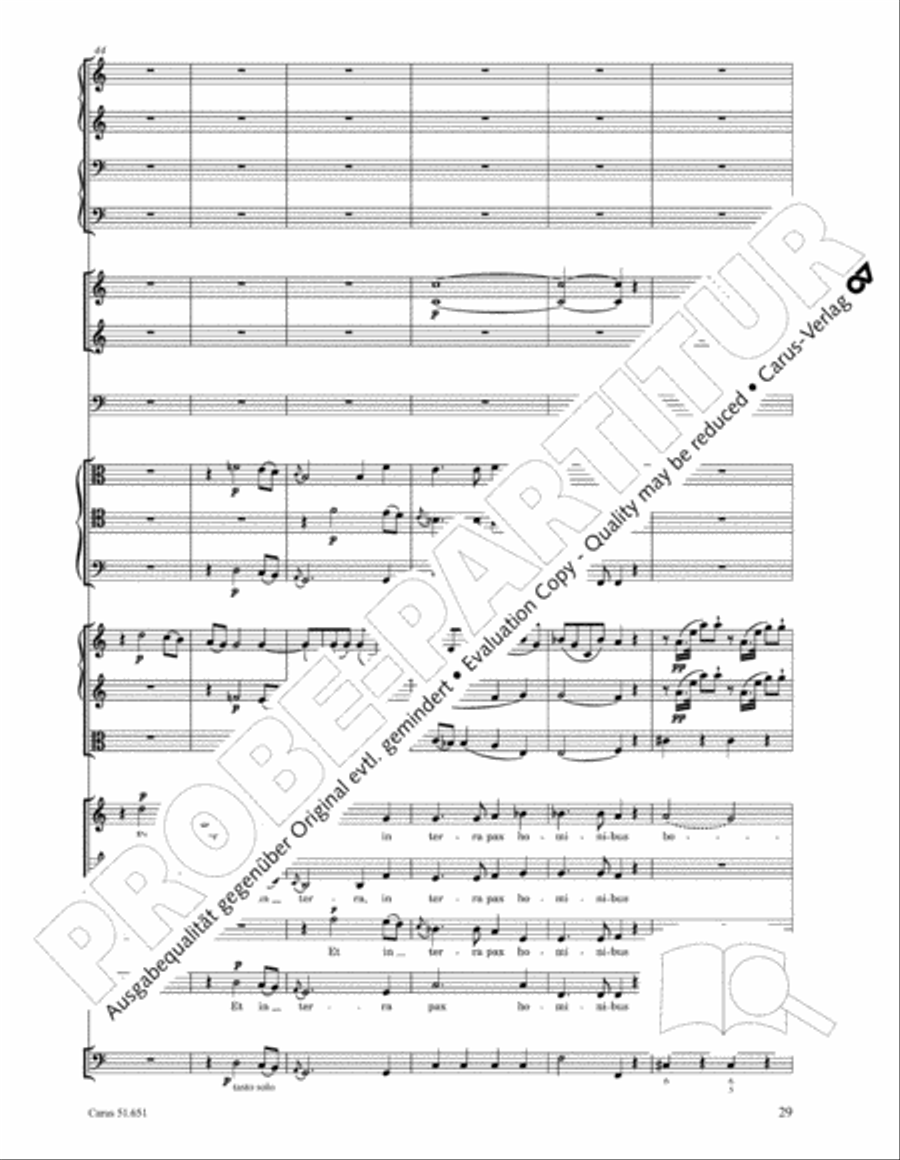 C Minor Mass, K. 427 (Missa in c KV 427) 4-Part scores gallery preview page 45