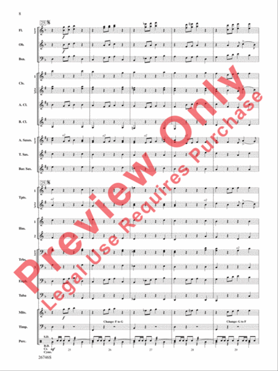 Ancient Aires and Dances Ancient Aires and Dances Concert Band scores gallery preview page 9