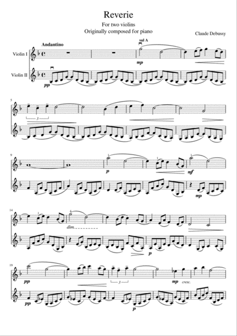 Reverie String Duet scores gallery preview page 2