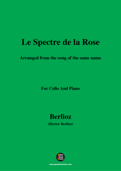 Berlioz-Le Spectre de la Rose,for Cello and Piano image number null