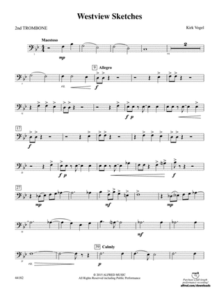 Westview Sketches: 2nd Trombone
