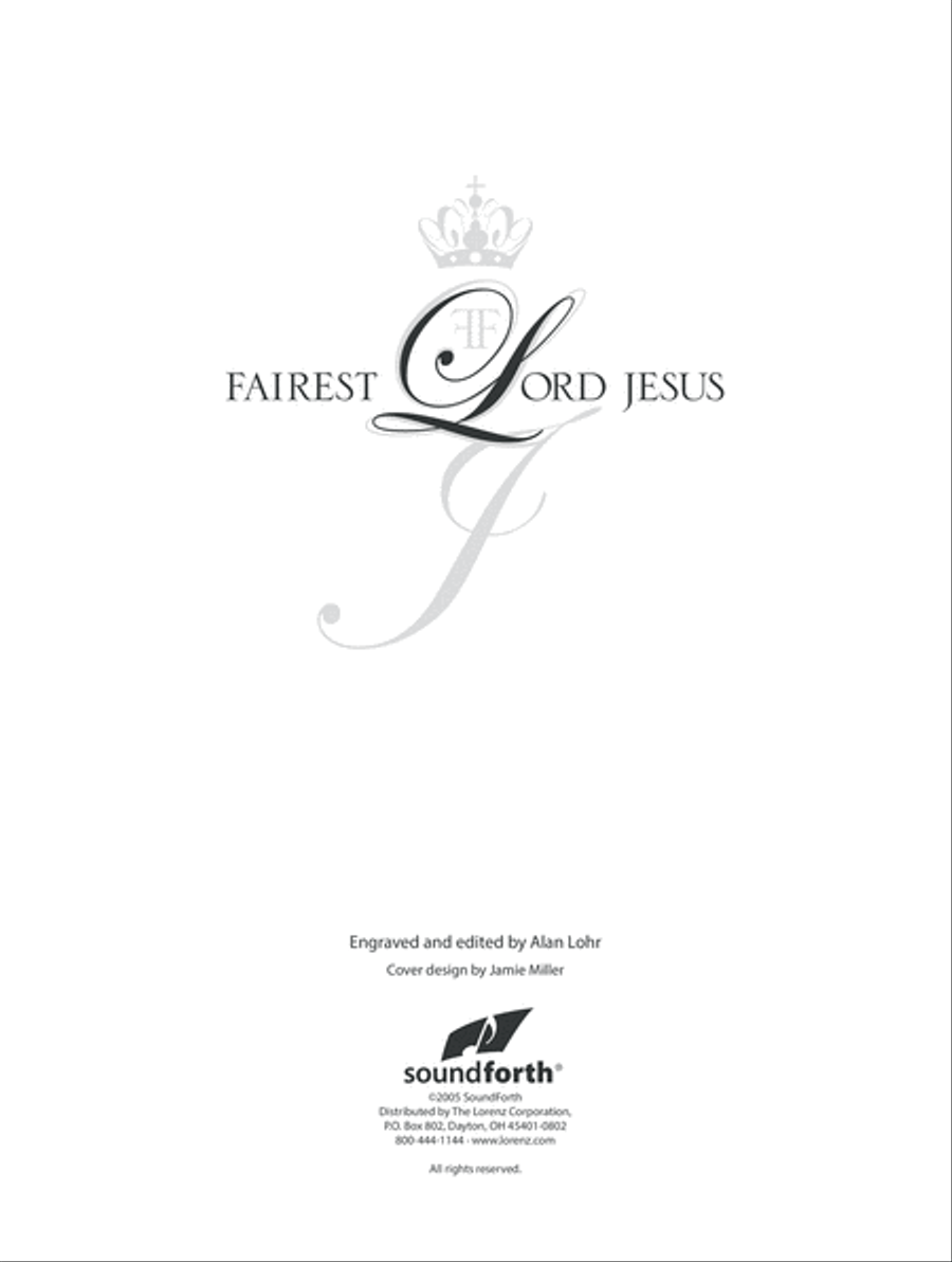 Fairest Lord Jesus Fairest Lord Jesus Piano Solo scores gallery preview page 2