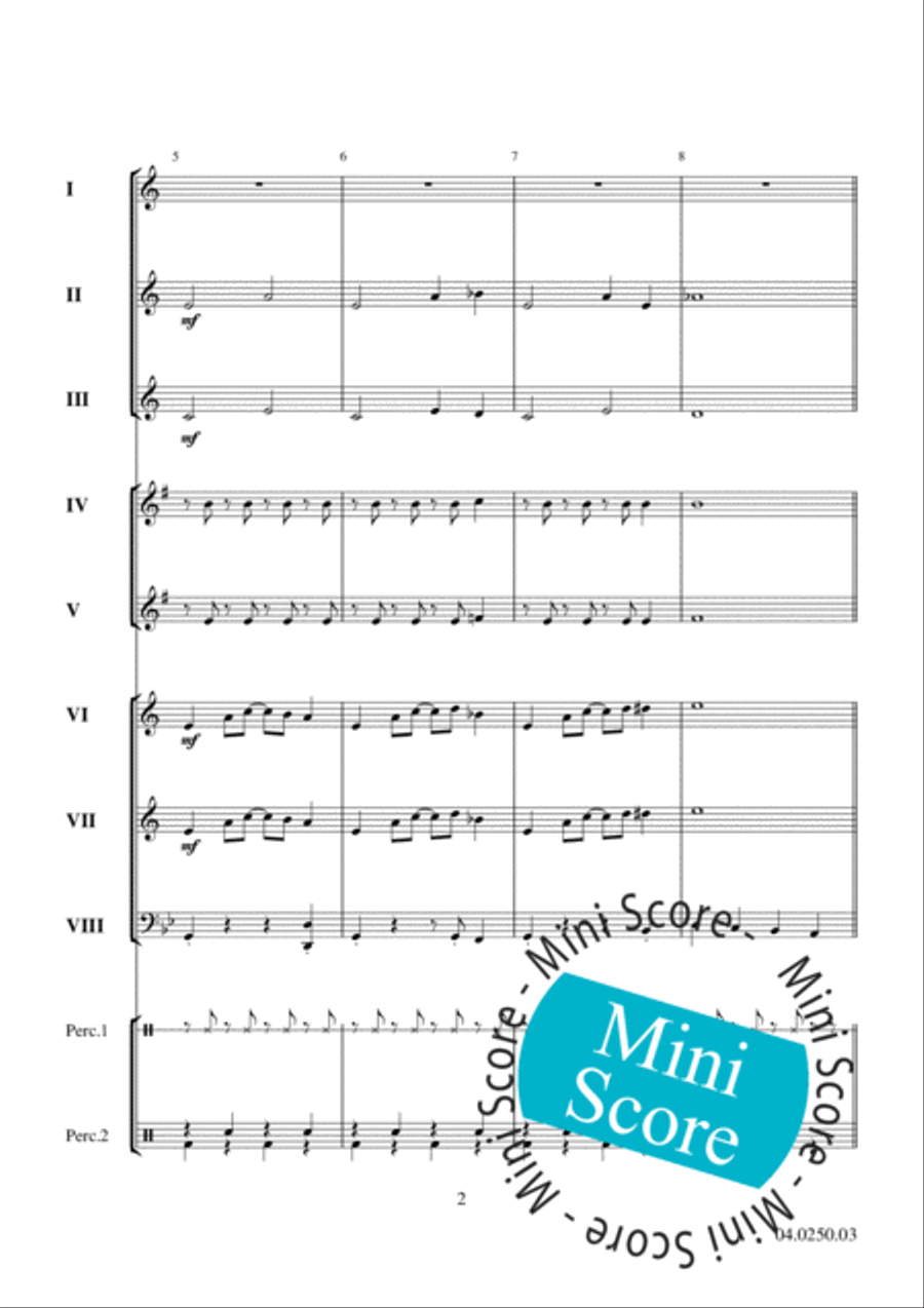Paseo de Otono Brass Band scores gallery preview page 4