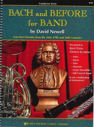 Book cover for Bach and Before For Band - Score
