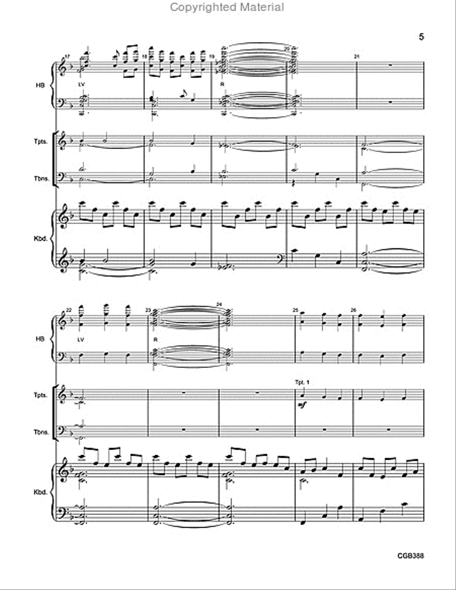 The Rock of Faith (Full Score)