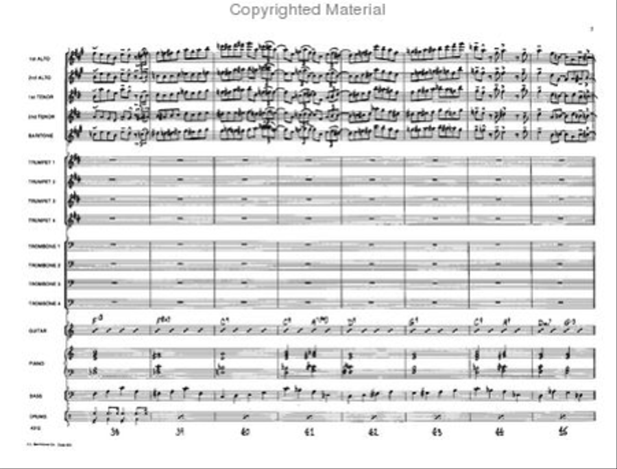 Sax-O-Rama Sax-O-Rama Jazz Ensemble scores gallery preview page 7
