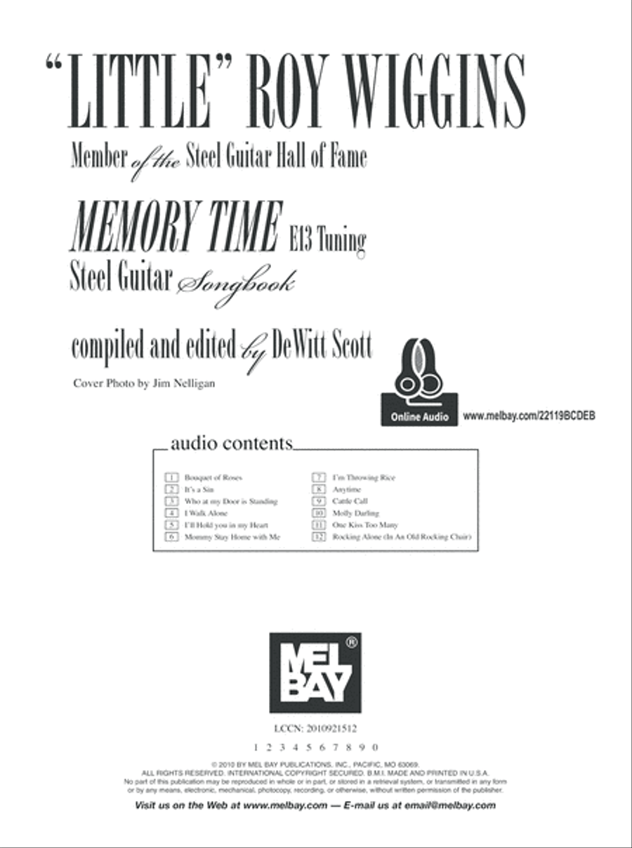 Little Roy Wiggins - Memory Time Electric Guitar scores gallery preview page 2