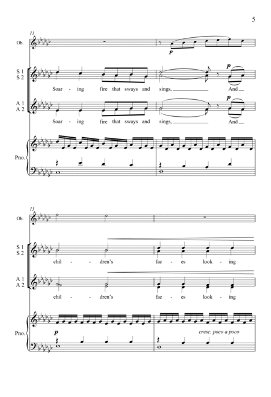 Spend All You Have On Loveliness from For a Breath of Ecstasy SSAA scores gallery preview page 4