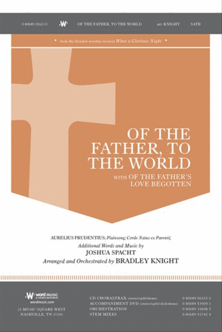 Of The Father, to The World with Of The Father's Love Begotten - Anthem Choir scores gallery preview page 1