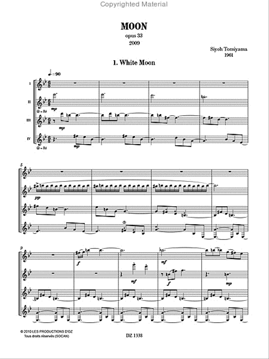 Moon Guitar Ensemble scores gallery preview page 2
