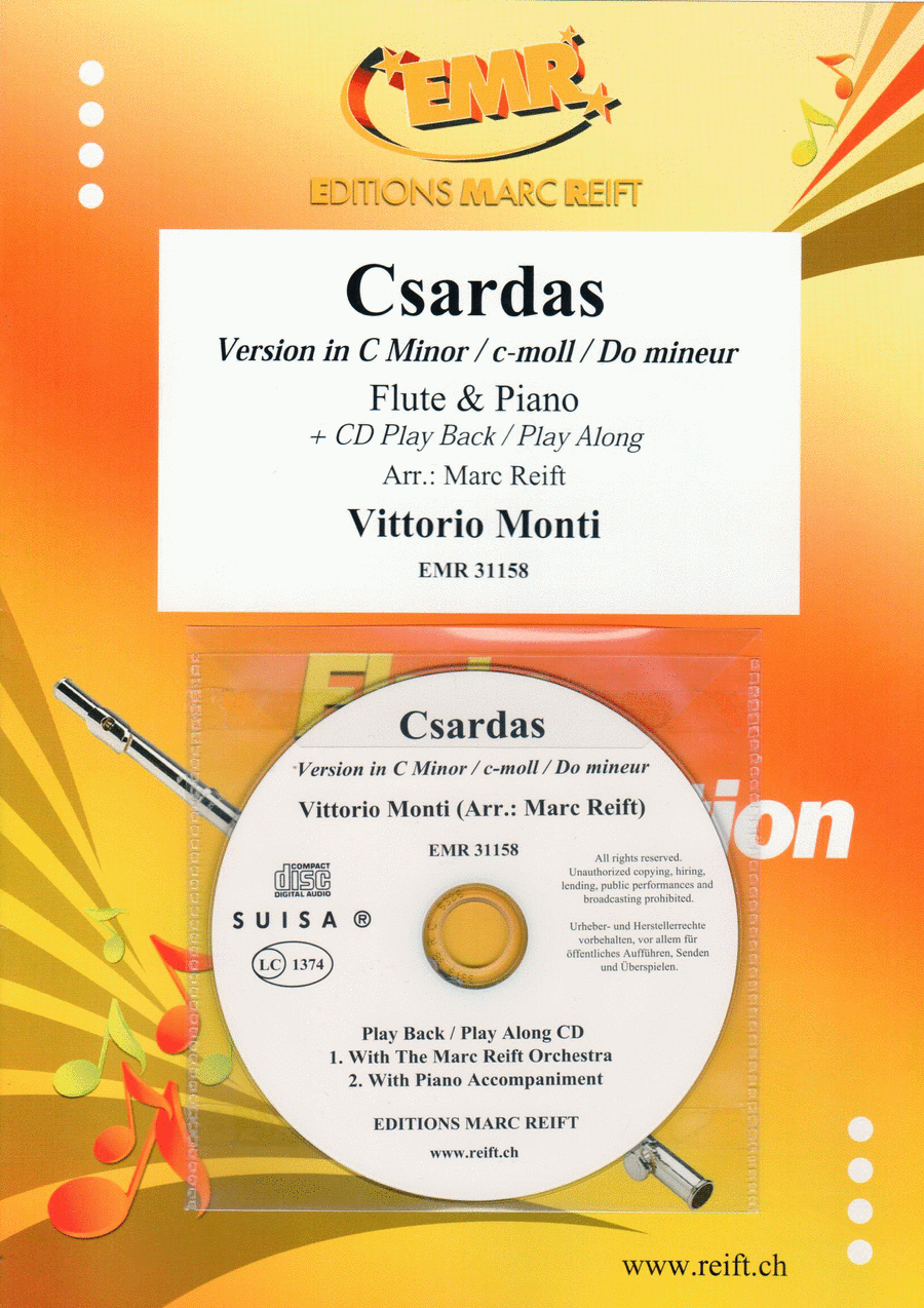 Csardas Flute Solo scores gallery preview page 1