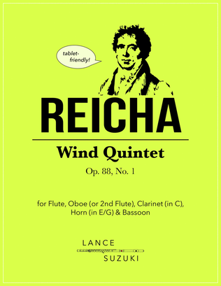 Wind Quintet in E Minor, Op. 88 No. 1