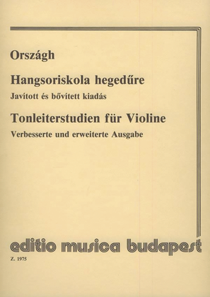 Book cover for Tonleiterschule für Violine