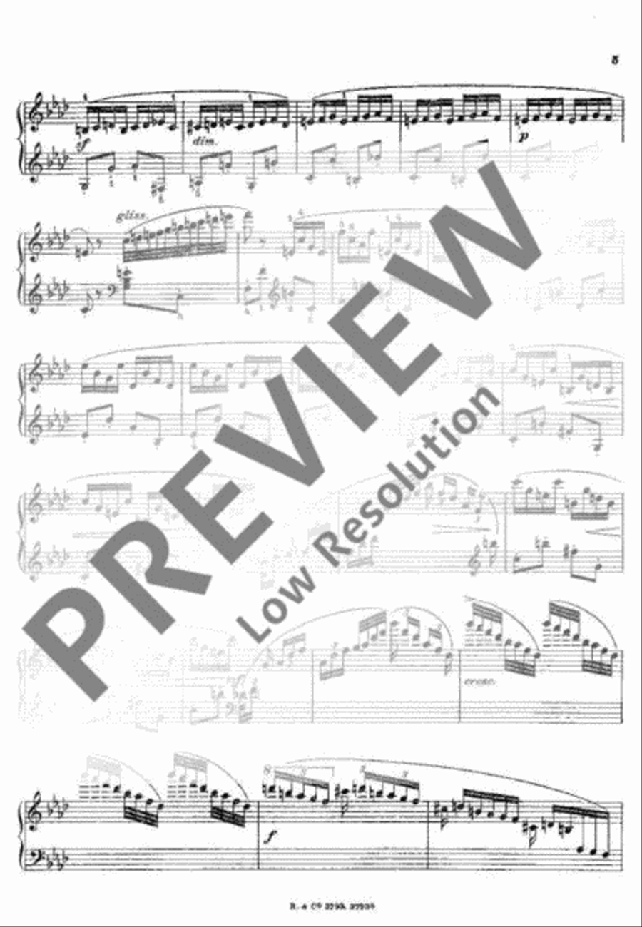 Capriccio f minor Piano Solo scores gallery preview page 6