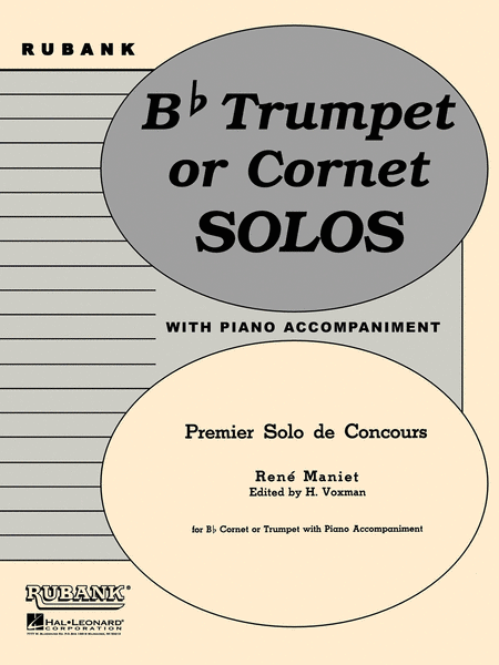 Premier Solo De Concourse - B Flat Cornet Or Trumpet Solos With Piano