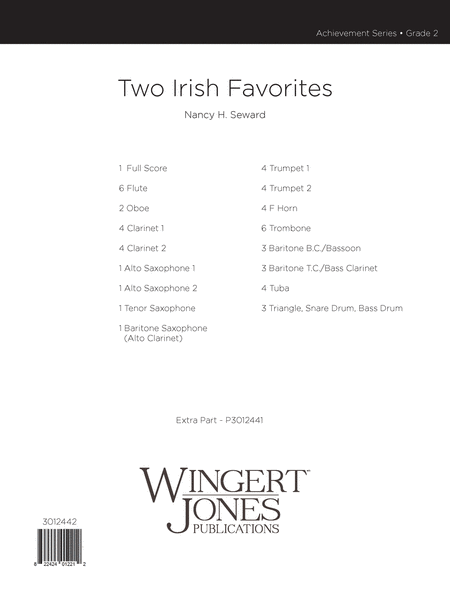 Two Irish Favorites - Full Score