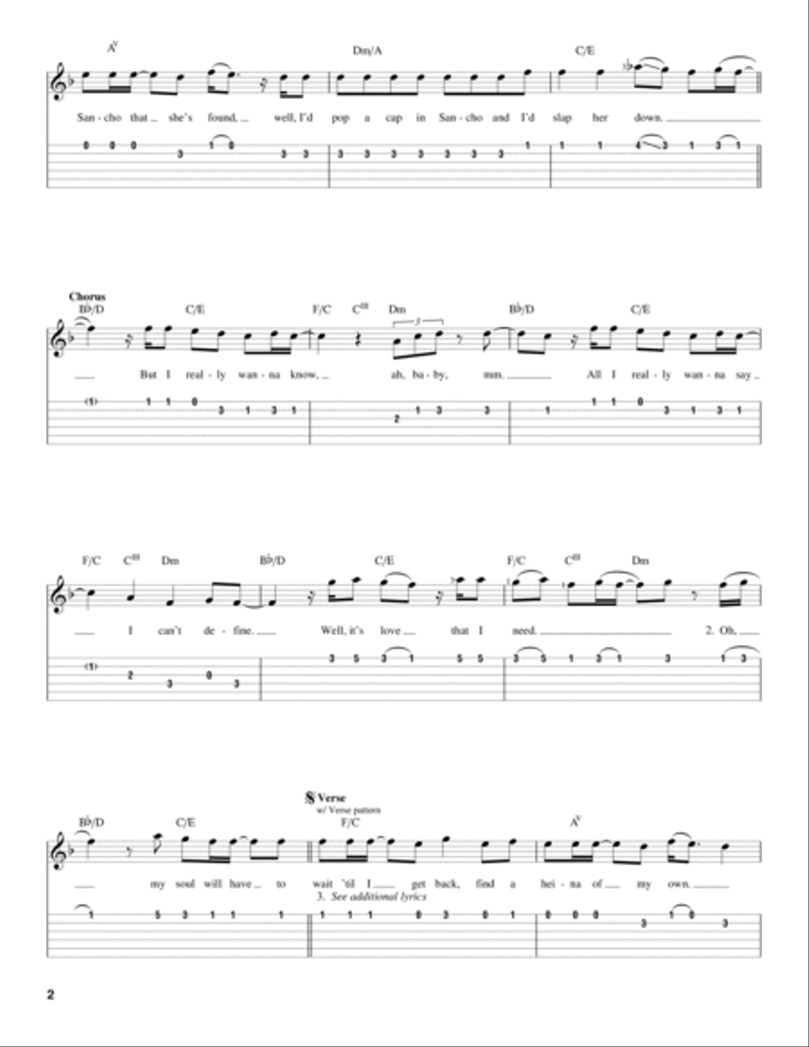 Santeria Acoustic Guitar scores gallery preview page 2