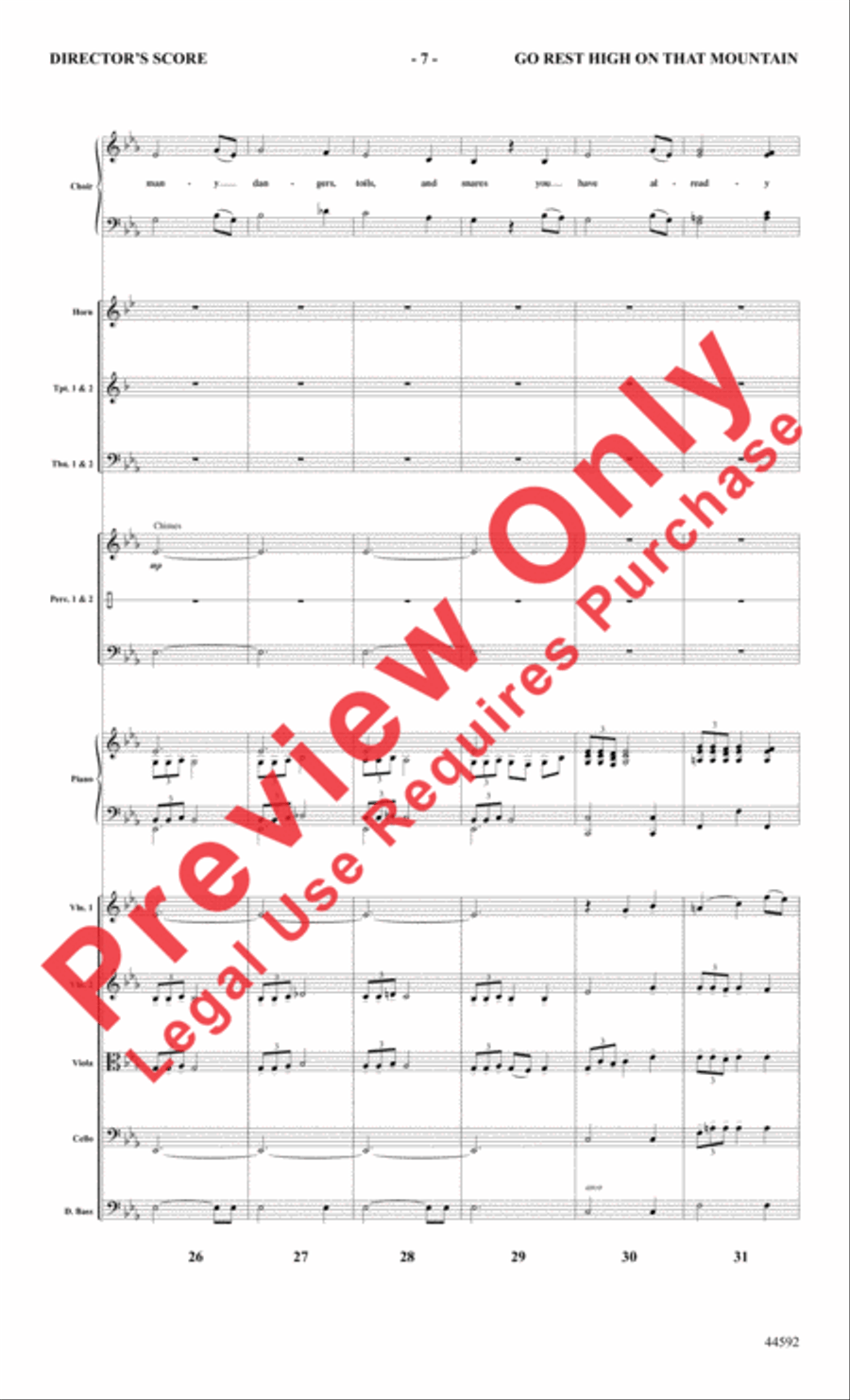 Go Rest High on That Mountain Choir scores gallery preview page 8