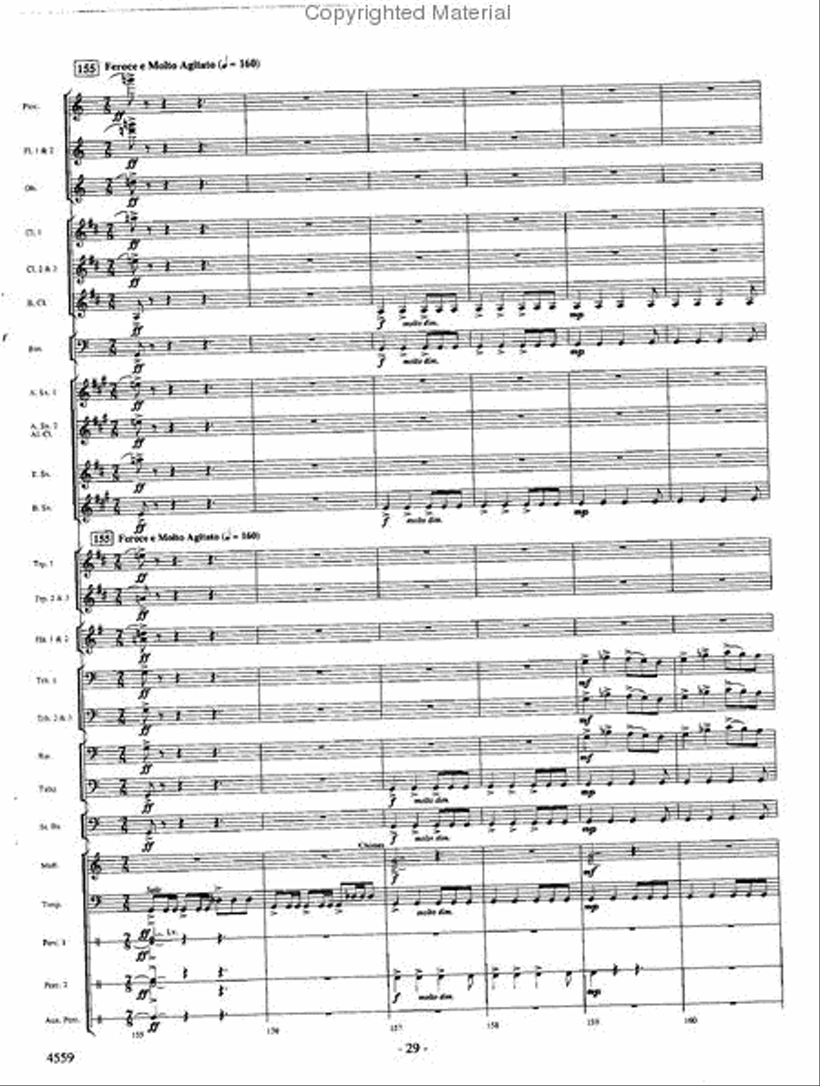 Into the Raging River Concert Band scores gallery preview page 28