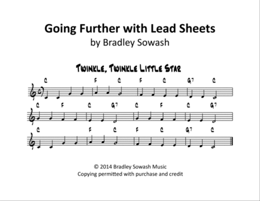 Going Further with Lead Sheets Piano Method scores gallery preview page 3