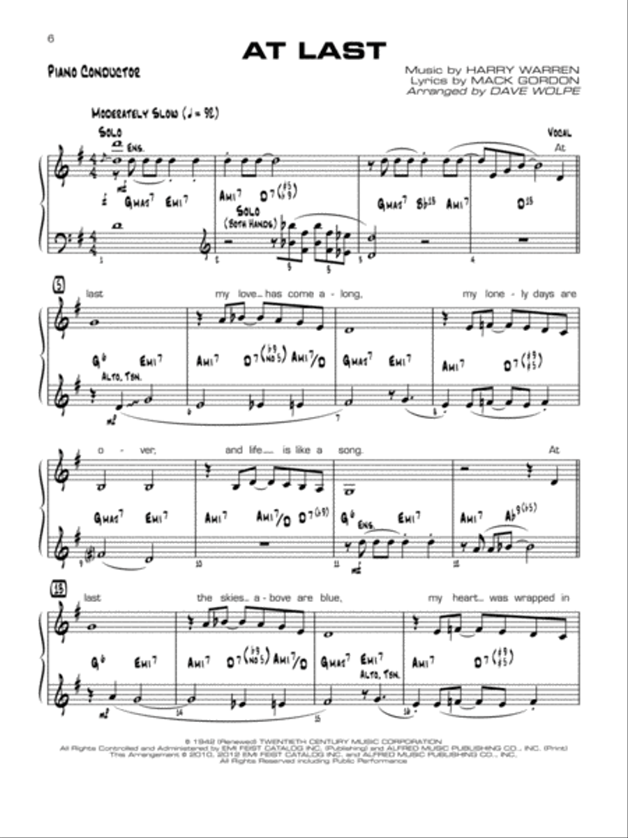 Singin' with the Jazz Combo Jazz Ensemble scores gallery preview page 3