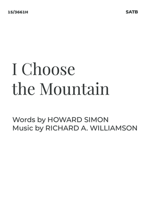 Book cover for I Choose the Mountain
