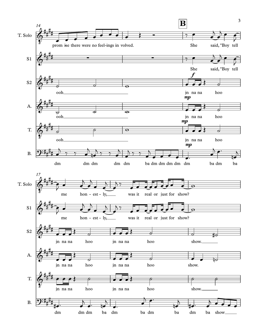 How Long Divisi scores gallery preview page 3