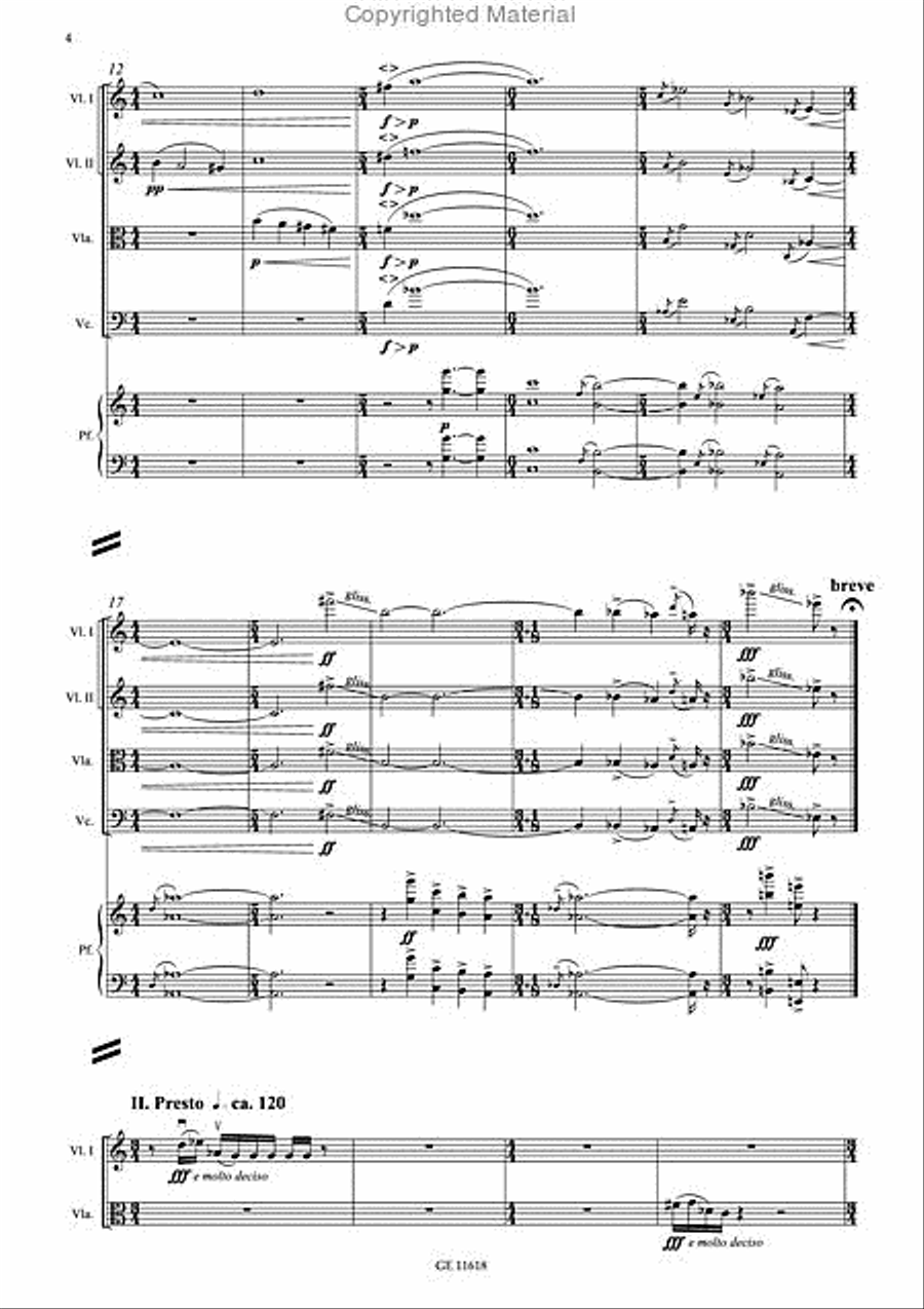Agora Agora Piano Quintet scores gallery preview page 3