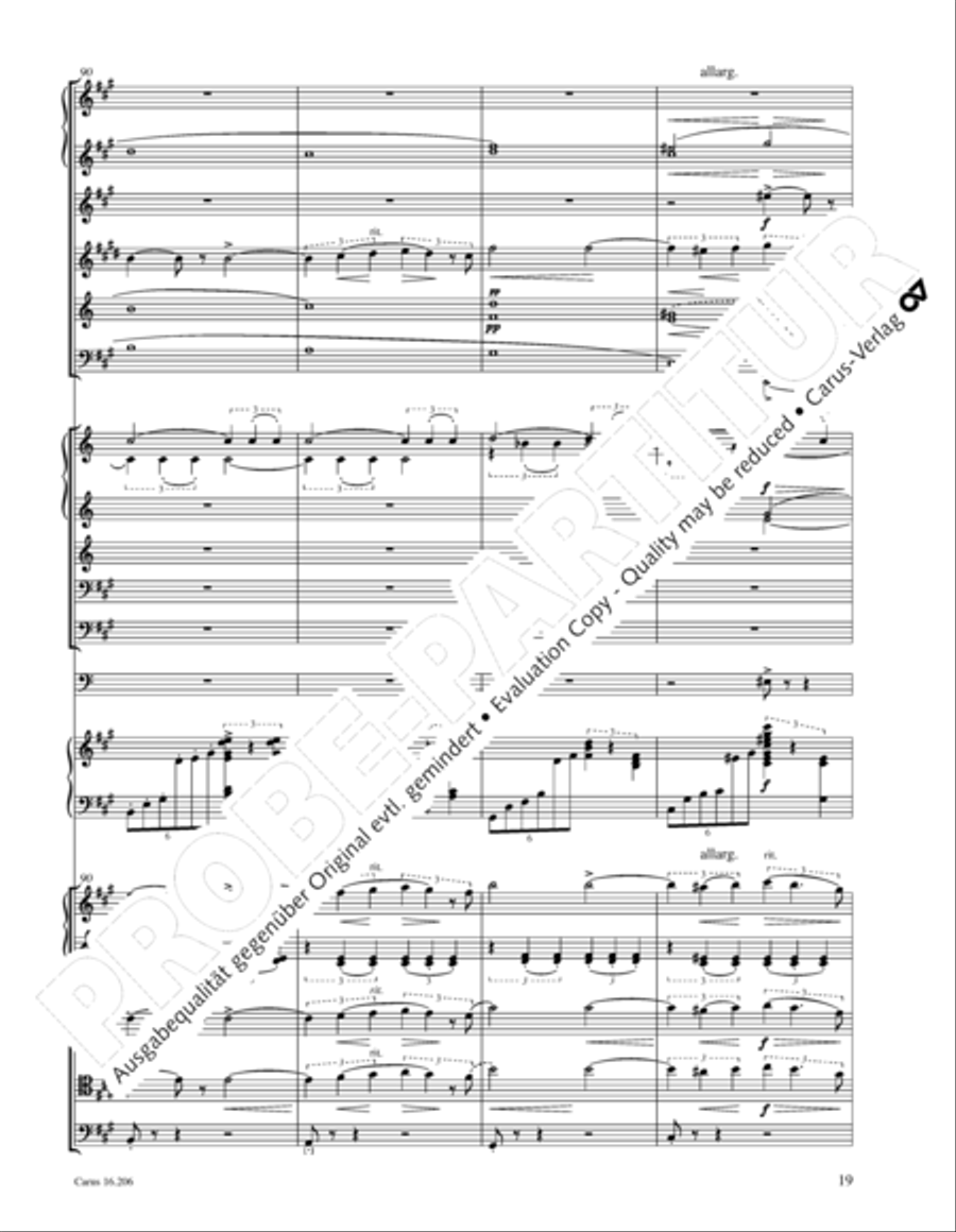 Preludio sinfonico Orchestra scores gallery preview page 20