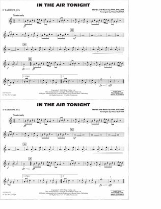 In The Air Tonight (arr. Paul Murtha) - Eb Baritone Sax
