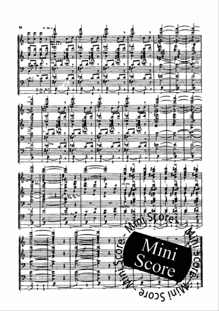 Rapsodie Norvegienne No. 3 Concert Band scores gallery preview page 18