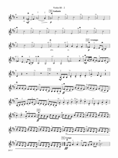1812 Overture: 3rd Violin (Viola [TC])