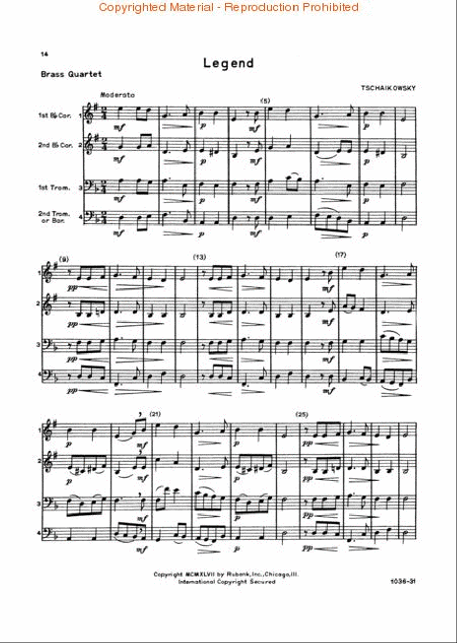 Ensemble Classics Series Brass Quartets - Volume 2 Brass Quartet scores gallery preview page 3