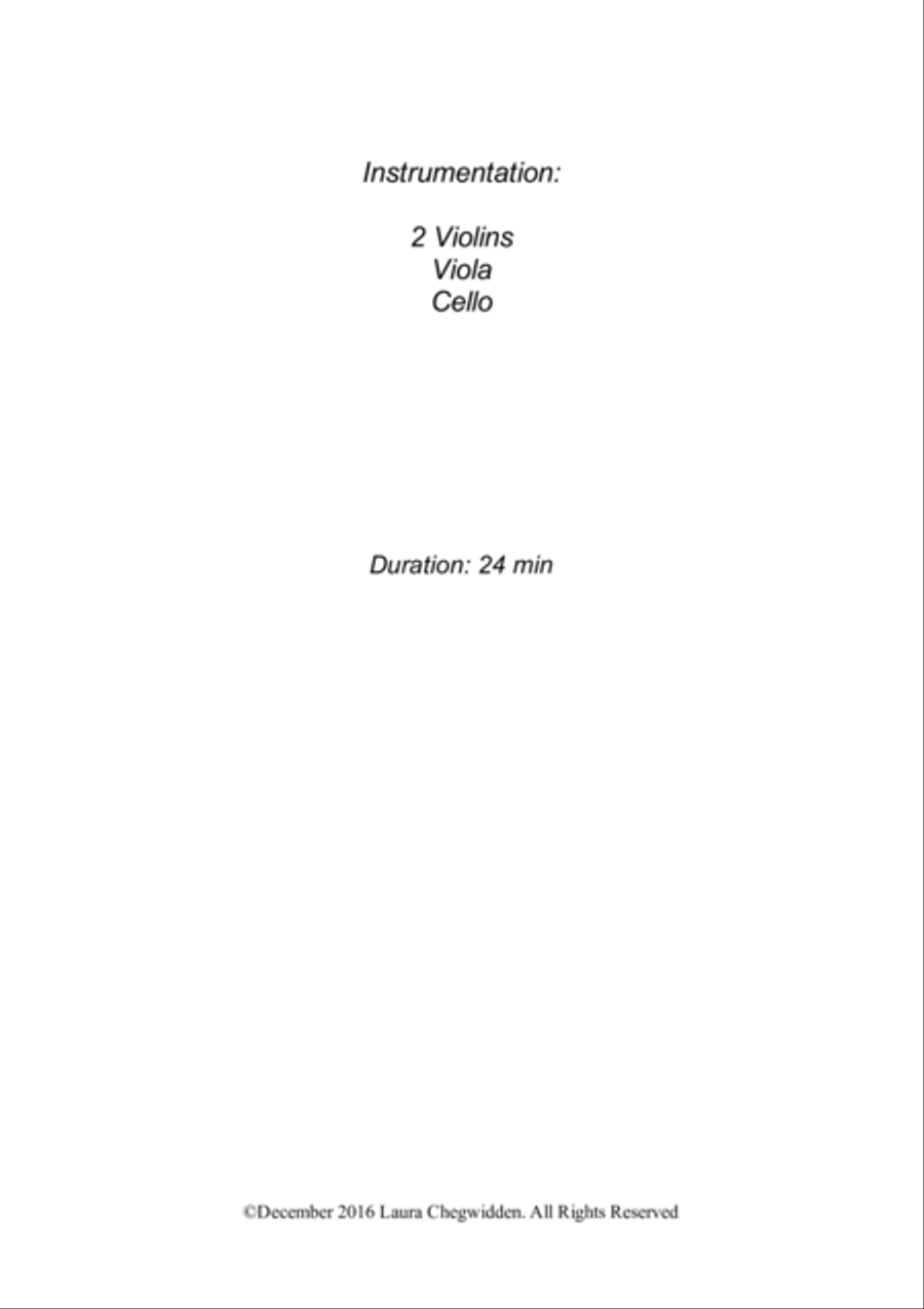 Bach's Suite No.3 in D Major - String Quartet String Quartet scores gallery preview page 2