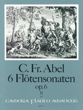 Book cover for 6 Flute Sonatas op. 6/4-6 Vol. 2