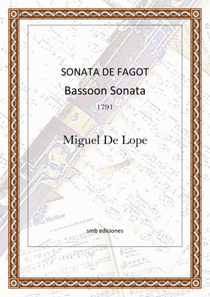 Sonata para Fagot de Miguel de Lope