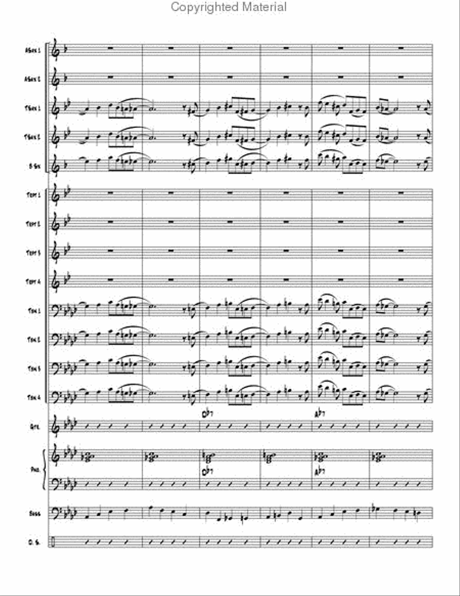 Junk Mix and Hubcap Sale Jazz Ensemble scores gallery preview page 4