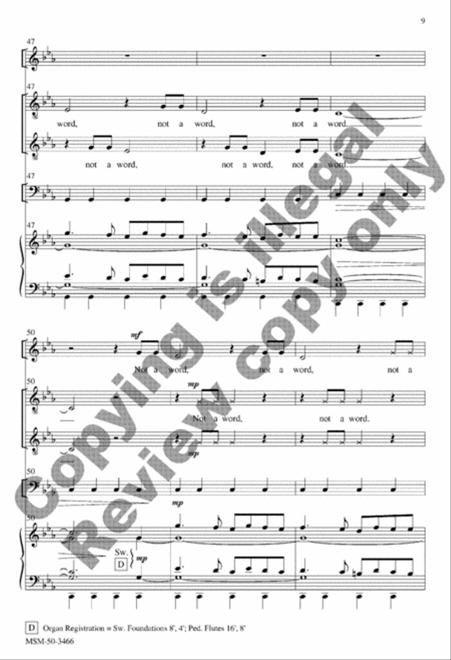 They Crucified My Lord They Crucified My Lord 4-Part scores gallery preview page 9