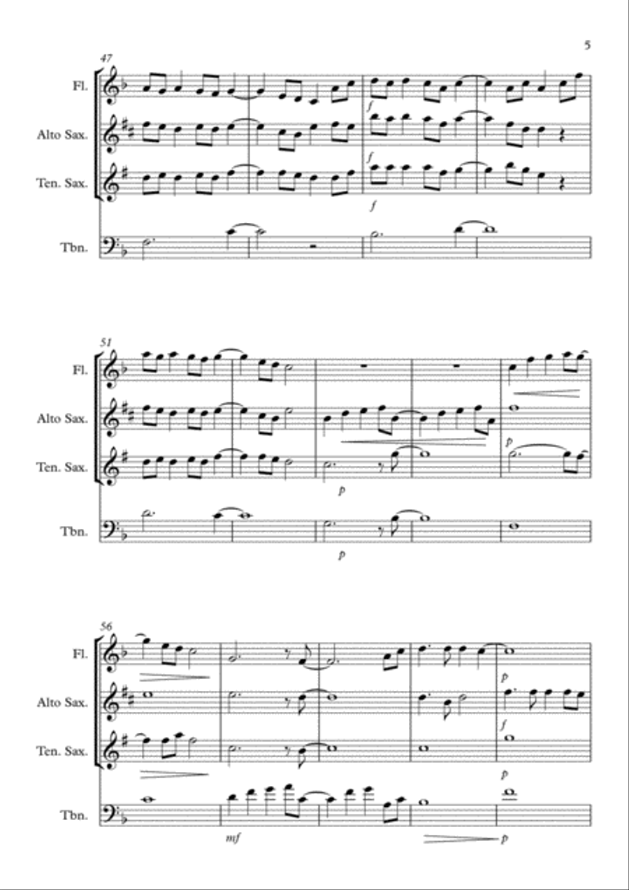 Paradise Small Ensemble scores gallery preview page 5