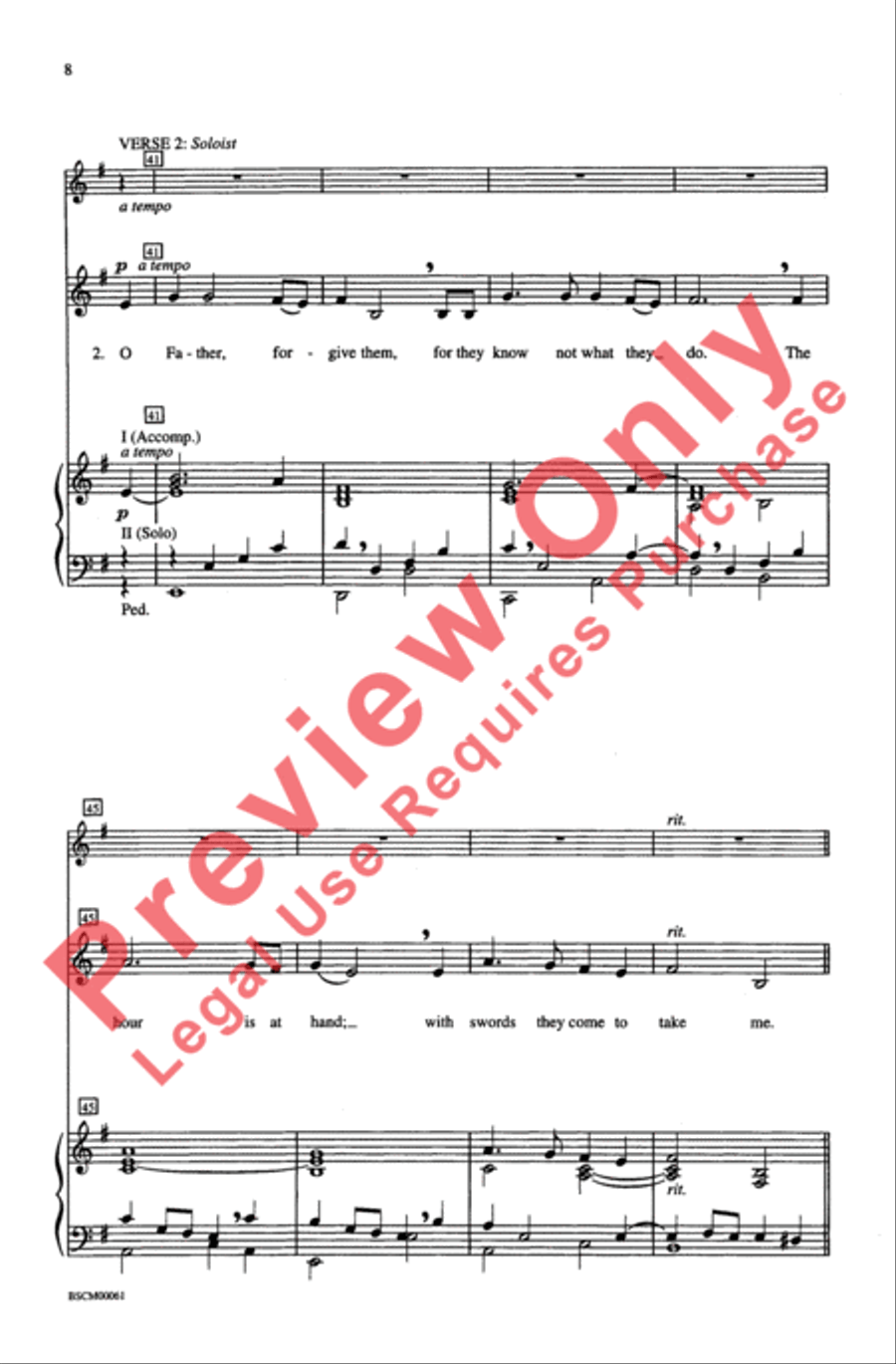 Could You Not Watch 4-Part scores gallery preview page 7