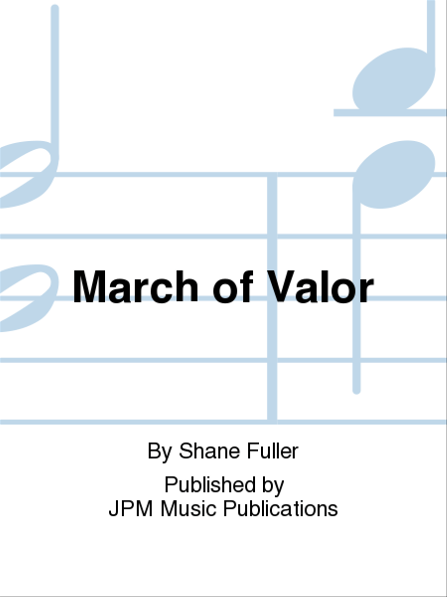 March of Valor Concert Band scores gallery preview page 1