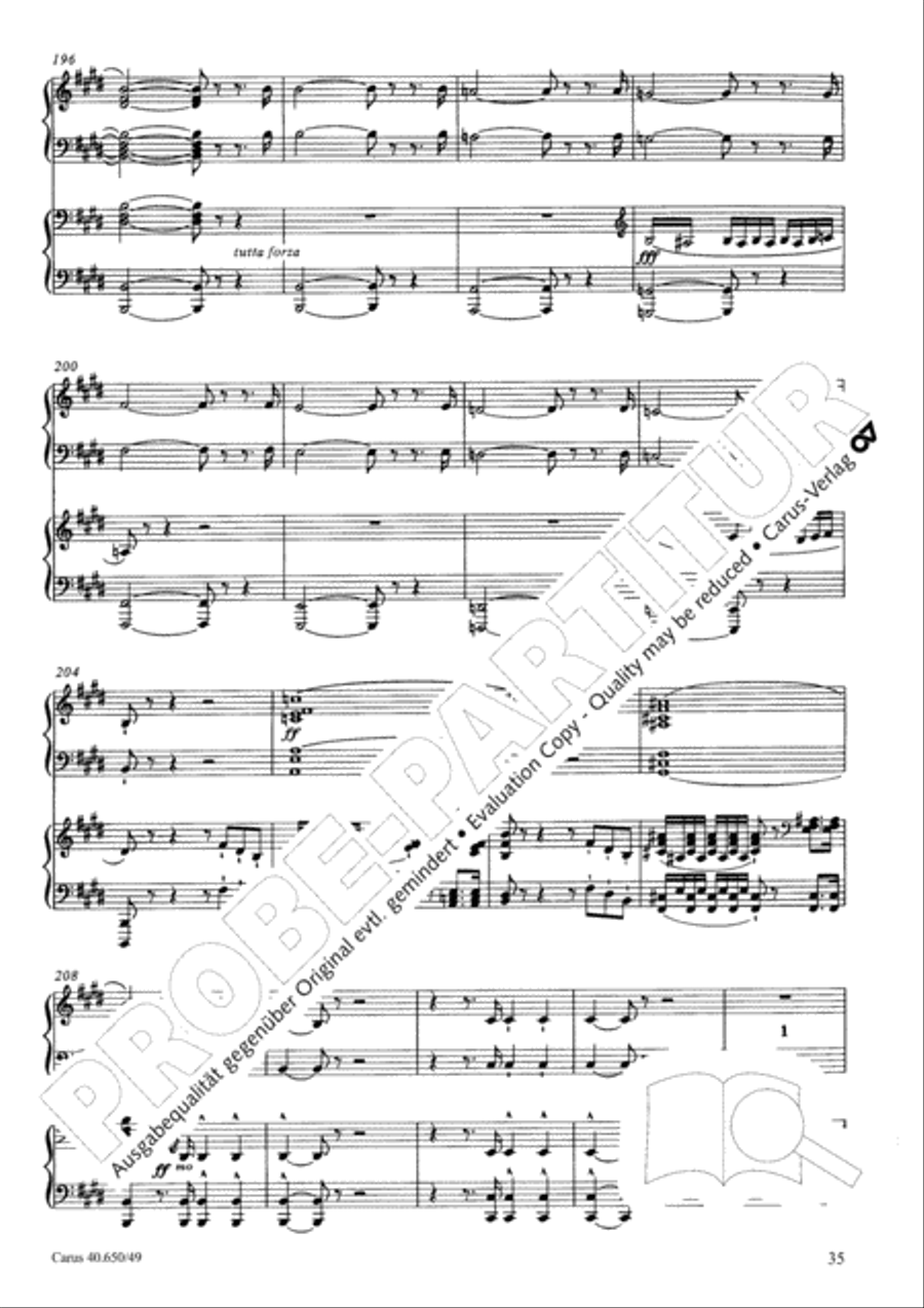 Petite Messe solennelle 4-Part scores gallery preview page 36