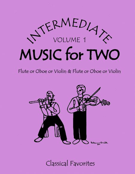 Intermediate Music for Two, Volume 1 - Flute/Oboe/Violin and Flute/Oboe/Violin