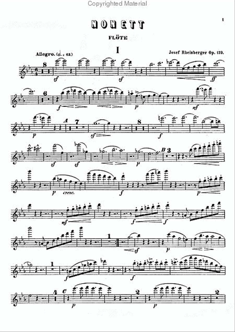 Nonet Clarinet scores gallery preview page 4