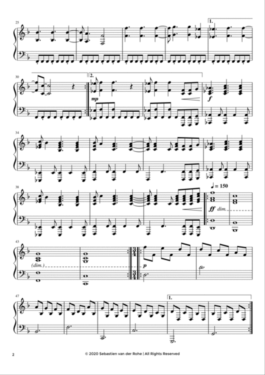 Victory (Vision - Part III) Piano Solo scores gallery preview page 2