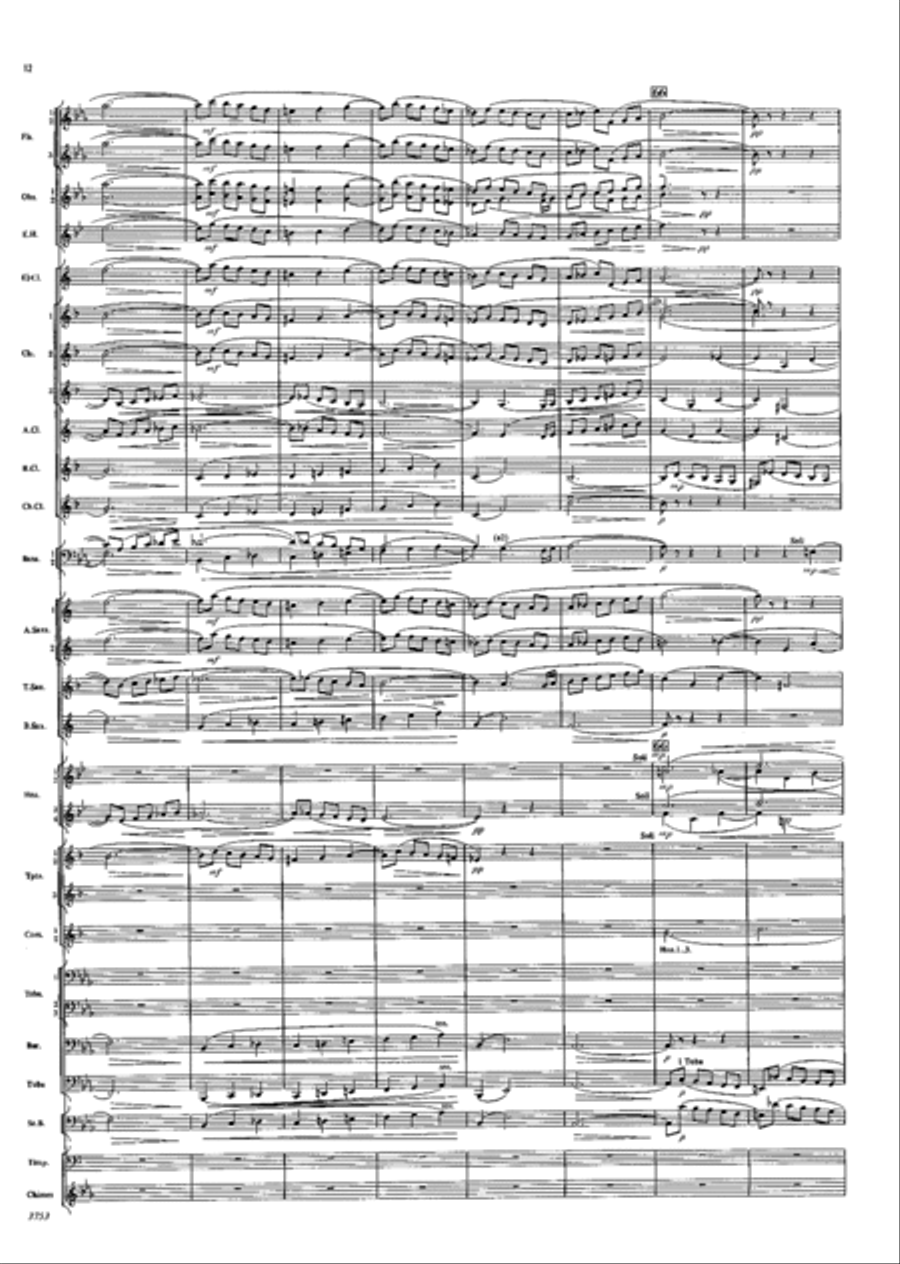 Deck Thyself, My Soul, With Gladness Concert Band scores gallery preview page 12