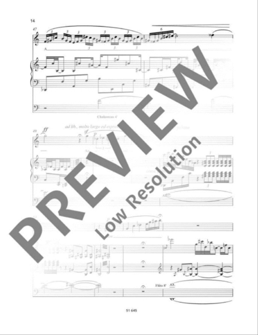 Andromeda Organ scores gallery preview page 15