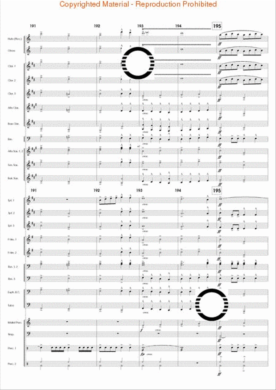 Black Granite III Black Granite III Concert Band scores gallery preview page 40