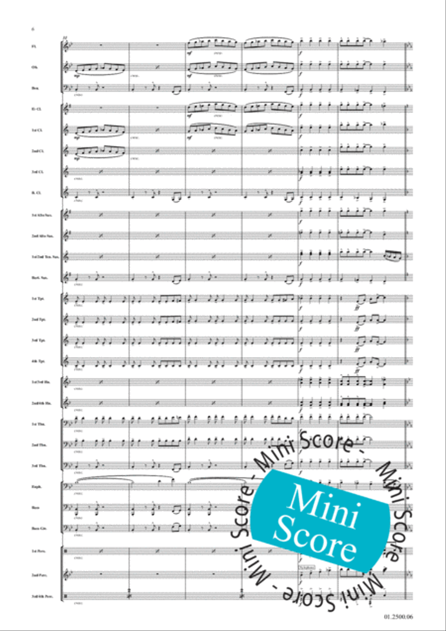 Greased Lightning Concert Band scores gallery preview page 10